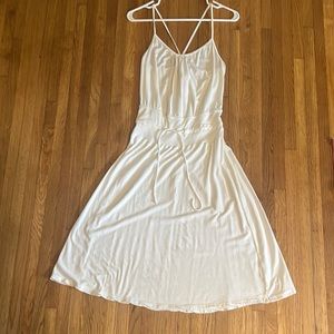 James Perse white cotton dress